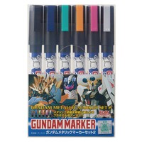 Gundam Tools Gundam Marker Set GMS-125 Metallic Set #2