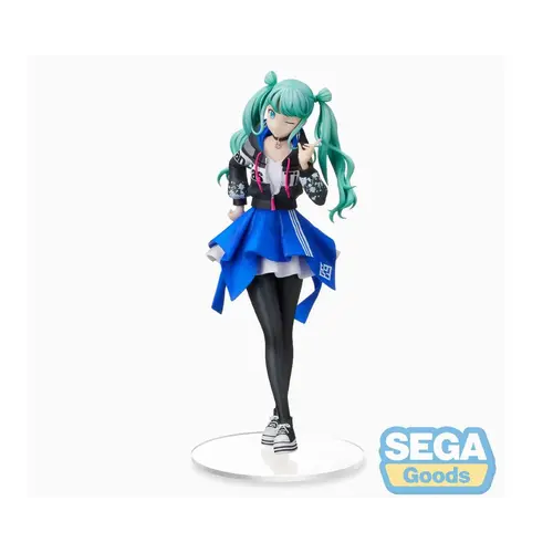 Sega Goods Hatsune Miku Street Sekai Miku Figure SPM 21cm