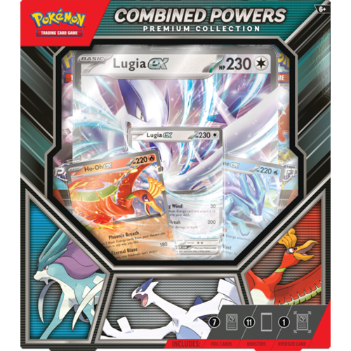 The Pokemon Company Pokemon TCG Scarlet & Violet Combined Powers Lugia EX Box (11 boosters)