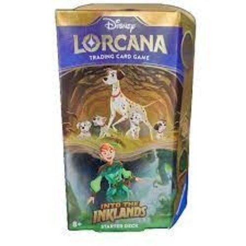 Ravensburger Disney Lorcana TCG Into The Inklands Starter Deck Peter Pan/ Dalmatiers