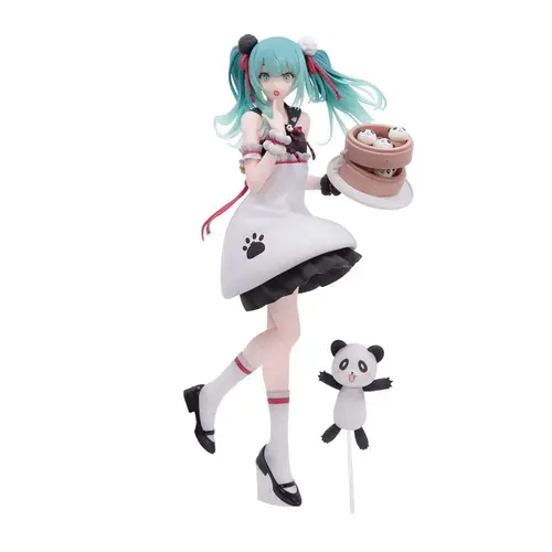 Sega Goods Hatsune Miku Panda Steamed Buns PVC Figure 22cm