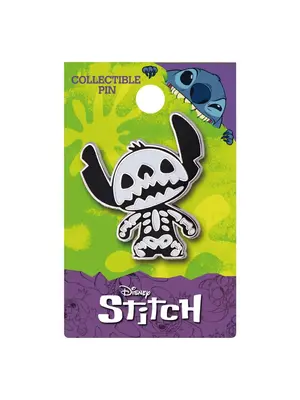 Monogram Disney Stitch Skeleton Enamel Pin