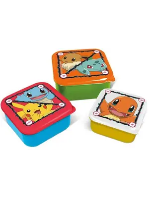 Stor Pokemon set of 3 Mini Snack Boxes