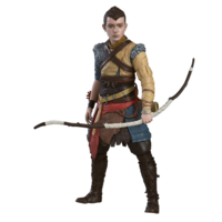 God of War 2018 Atreus PVC Statue 16cm Pop Up Parade