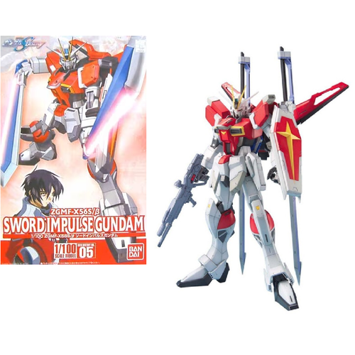 Bandai Gundam 1/100 Seed Destiny Sword Impulse Gundam Model Kit 05