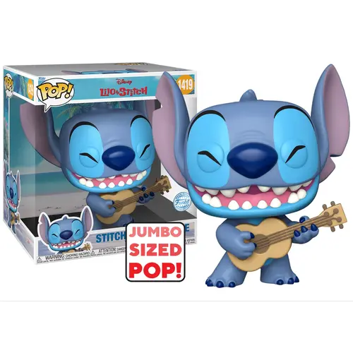 Funko Funko POP! Lilo & Stitch 1419 Stitch with Ukelele Jumbo