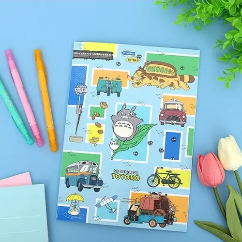 Studio Ghibli My Neighbor Totoro Vehicles Notebook 18.2x25.7cm 48Pages