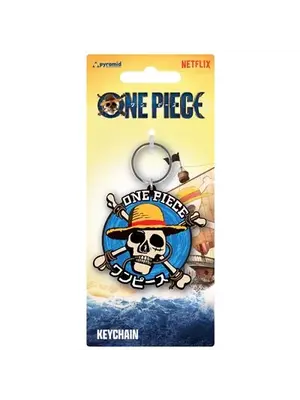Pyramid One Piece Live Action Straw Hat Crew Icon PVC Keychain