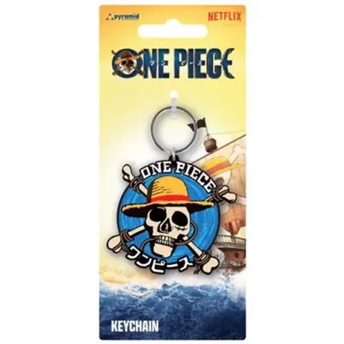 Pyramid One Piece Live Action Straw Hat Crew Icon PVC Keychain