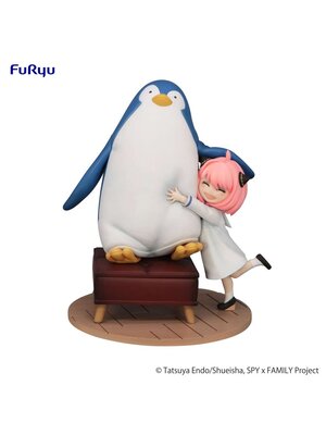 Furyu Spy X Family Anya & Penguin PVC Statue Exceed Creative 19cm