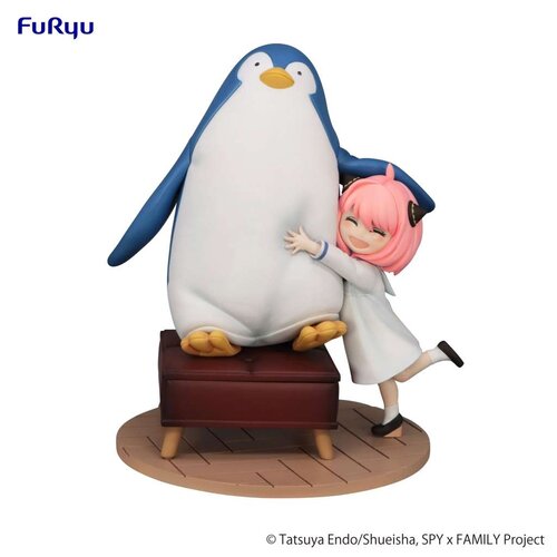 Furyu Spy X Family Anya & Penguin PVC Statue Exceed Creative 19cm