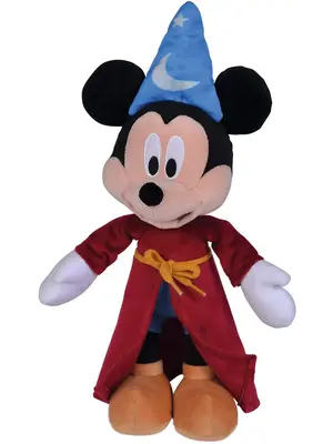 Simba Toys Disney Mickey Mouse Sorcerer Pluche Fantasia 25cm