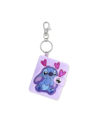 Peershardy Disney Stitch Love Mini Notebook Keychain