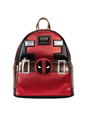 Loungefly Marvel Deadpool Metallic Collection Cosplay Mini Backpack Loungefly