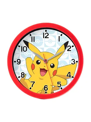 Peershardy Pokemon Pikachu Wall Clock 24cm