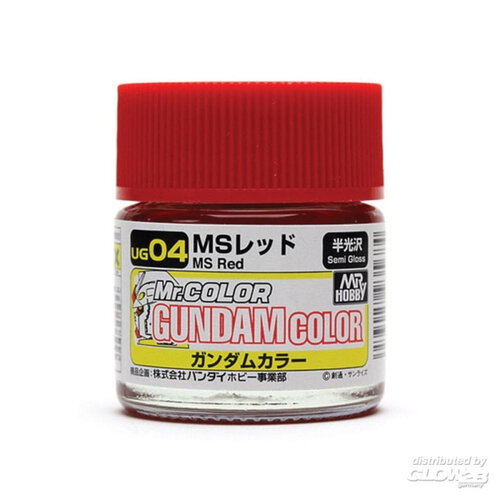 Mr.Hobby Mr Hobby Gundam Color (10ml) MS Red UG-04 Semi Gloss