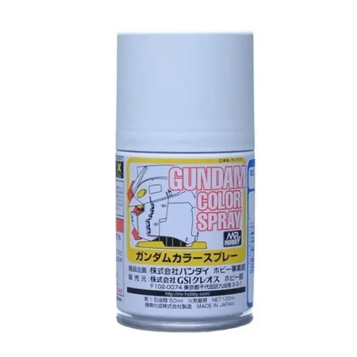 Mr.Hobby Mr Hobby Gundam Color Spray (40ml) MS White Acrylverf SG-01