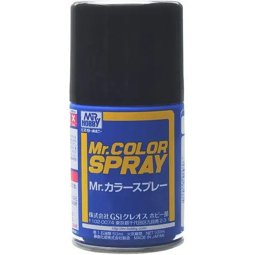 Mr.Hobby Mr.Hobby S-002 Black (Gloss) Spray 40ML