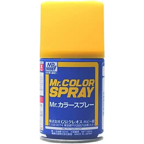 Mr.Hobby Mr.Hobby S-004 Yellow (Gloss) Spray 40Ml