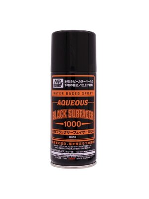 Mr.Hobby Mr.Hobby B-613 Aqueous Black Surfacer 1000