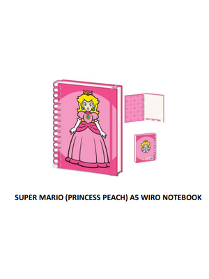 Pyramid Super Mario Princess Peach A5 Wiro Notebook