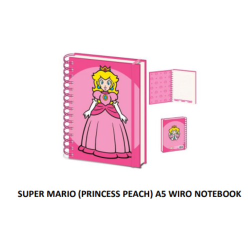 Pyramid Super Mario Princess Peach A5 Wiro Notebook