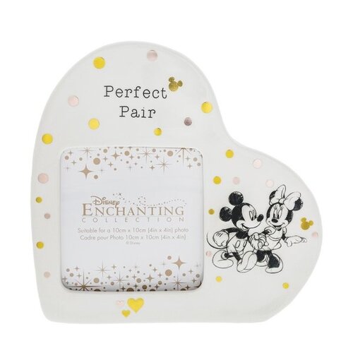 Disney Enchanting Collection Disney Enchanting Collection Mickey and Minnie Mouse Photo Frame