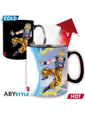 Abystyle Dragon Ball Z Heat Change Mug 460ml Goku VS Buu