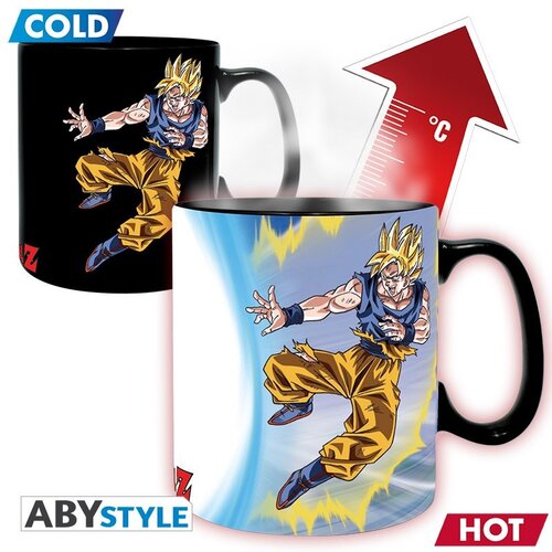 Abystyle Dragon Ball Z Heat Change Mug 460ml Goku VS Buu