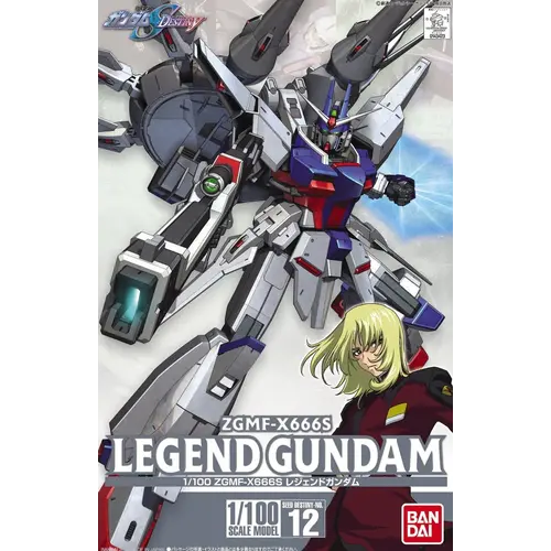 Bandai Gundam 1/100 ZGMF-X666S Legend Gundam Model Kit 12