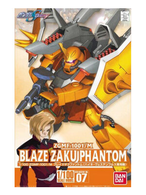 Bandai Gundam 1/100 Seed ZGMF-1001/M Blaze Zaku Phantom Model Kit 07