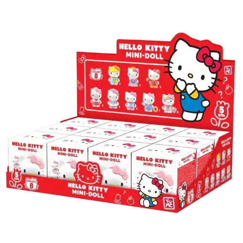 yume Hello Kitty Mini Doll Mystery Box Dress Up Series 5,3cm