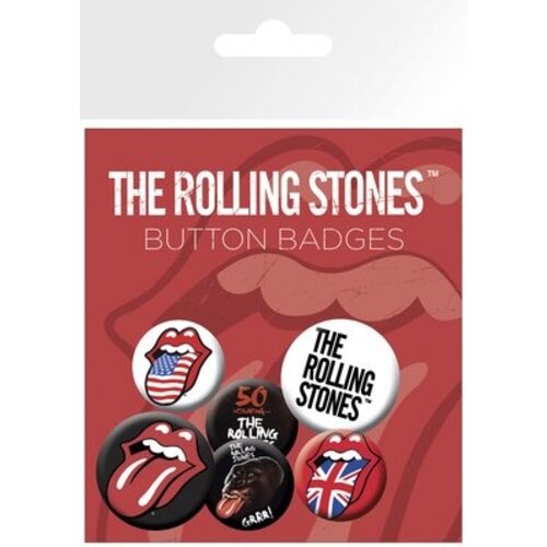 GB Eye The Rolling Stones 6 Badges Pack