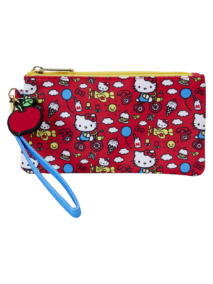 Loungefly Hello Kitty 50th Anniversary Nylon Pouch Wristlet Loungefly