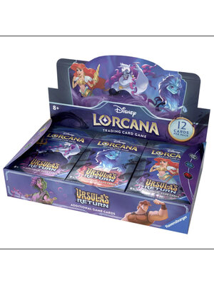 Ravensburger Disney Lorcana TCG Ursula's Return Chapter 4 Booster Box (24 Boosters)