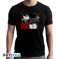Death Note T-Shirt Man Black I Am Justice XXL