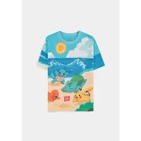 Pokemon Beach Day Women T-Shirt M