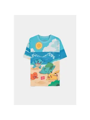 Difuzed Pokemon Beach Day Women T-Shirt M