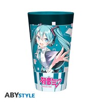 Hatsune Miku Musical City Large Glass 400ML