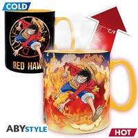 One Piece Heat Change Mug Luffy & Sabo