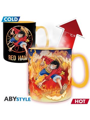 Abystyle One Piece Heat Change Mug Luffy & Sabo
