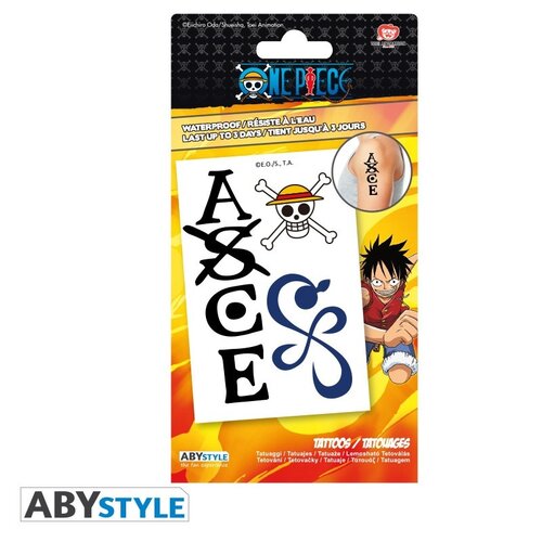 Abystyle One Piece Tattoos 15x10cm
