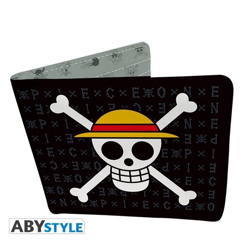 Abystyle One Piece Wallet Skull Luffy Vinyl 9.5x11cm