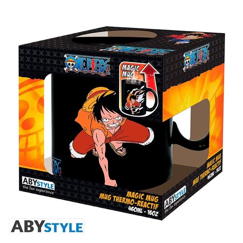 Abystyle One Piece Heat Change Mug Luffy & Ace 460ml