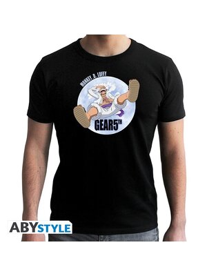 Abystyle One Piece Gear 5th T-Shirt Man Black XL