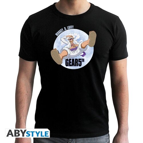 Abystyle One Piece Gear 5th T-Shirt Man Black XL