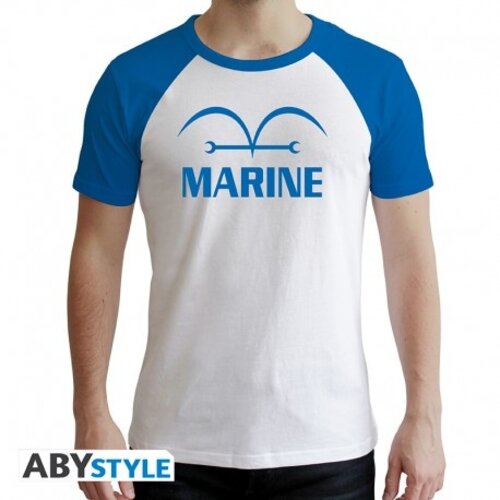 Abystyle One Piece Marine T-Shirt Man Blue XL Abystyle One Piece Marine T-Shirt Man Blue XL