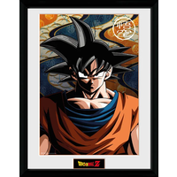 Dragon Ball Framed Print Goku 30x40