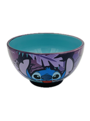 Stor Disney Stitch Purple Flower Ceramic Bowl 600ml