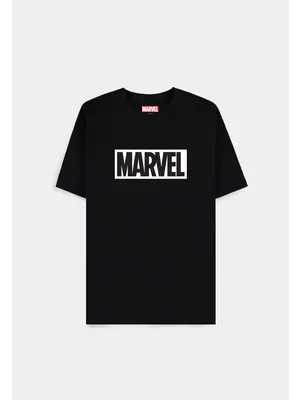 Difuzed Marvel Logo Men T-Shirt L Black